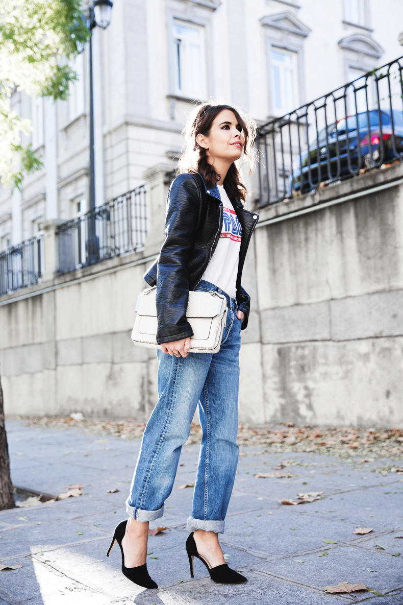 Rebecca Minkoff Space Tee and jeans by Collage Vintage