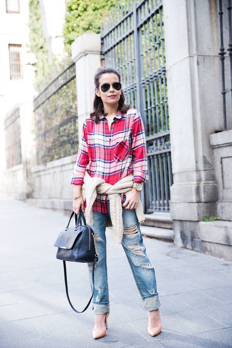 Ripped_JEans-Asos-Checked_Shirt-Denim-Collage_Vintage-Street_Style-outfit-8