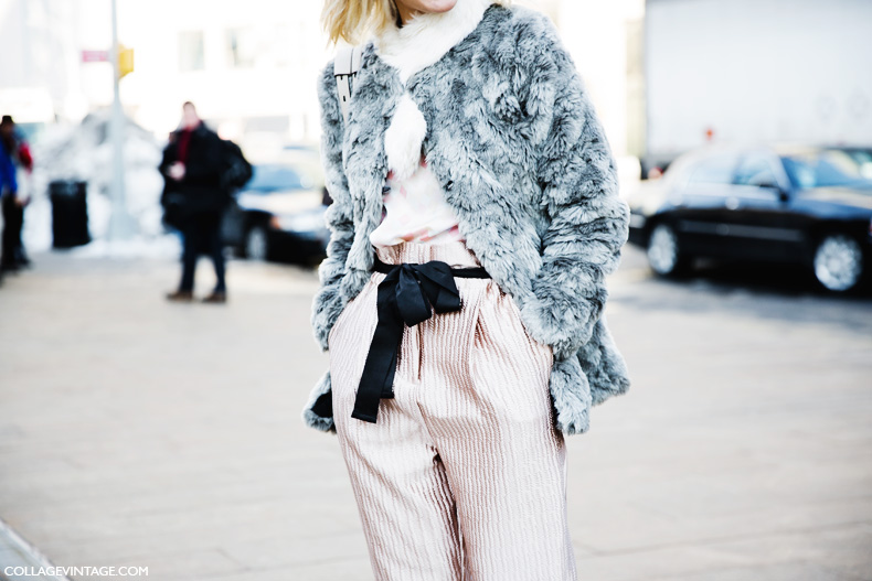 New_York_Fashion_Week-Street_Style-Fall_Winter-2015-Fur_Coat-Pink-