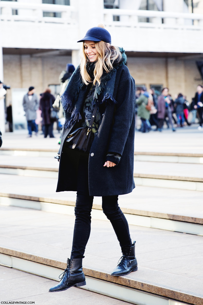 New_York_Fashion_Week-Street_Style-Fall_Winter-2015-Stripes_Fur_Coat-White_Boots-Candela_Novembre-