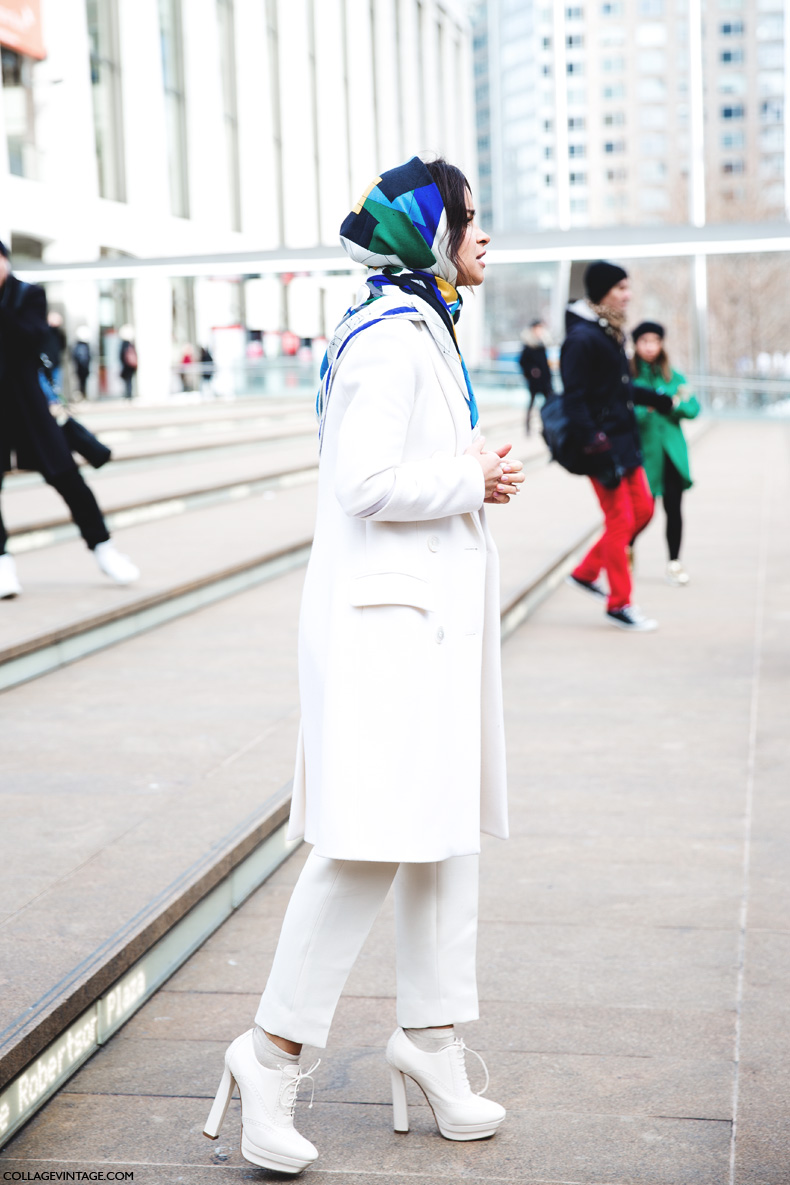 New_York_Fashion_Week-Street_Style-Fall_Winter-2015-Miroslava_Duma-Scarf-White_Outfit-
