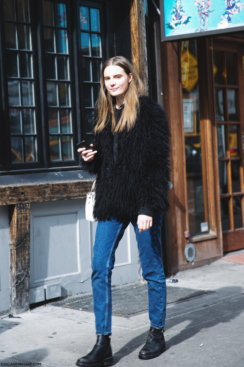 New_York_Fashion_Week-Street_Style-Fall_Winter-2015-Fur_Coat-Jeans-Vintage-Tilda_Lindstam-