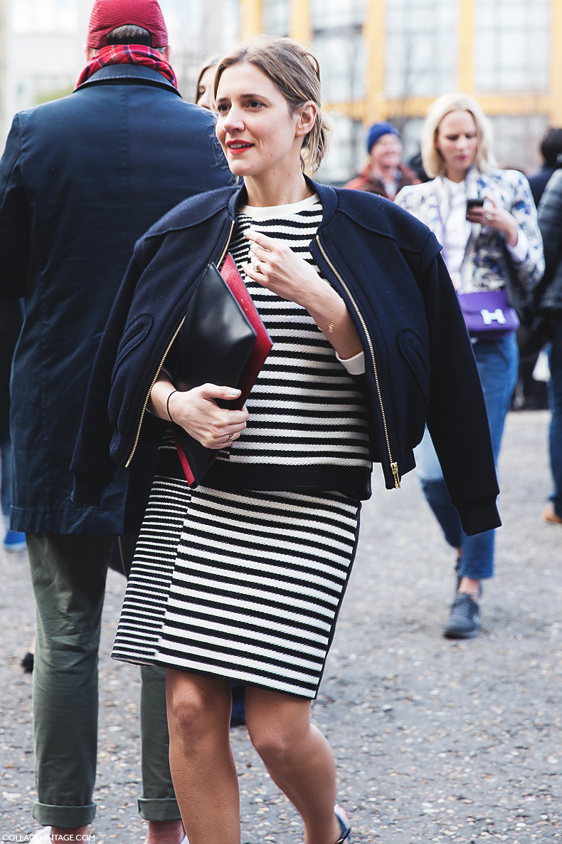 London_Fashion_Week-Street_Style-Fall_Winter_14-Striped_Suit-bOmber.