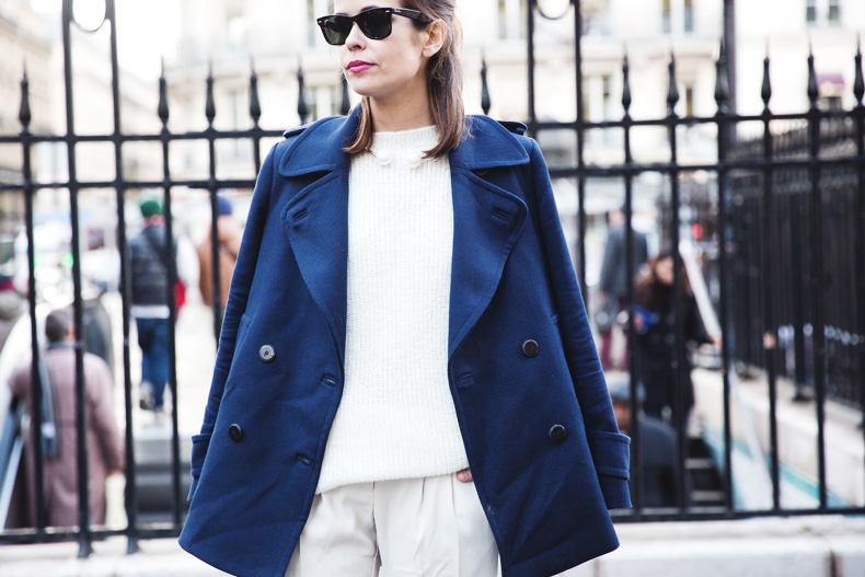 Blue_Coat-White_Outfit-Mango-PFW-Paris_Fashion_Week-Street_Style-Purificacion_Garcia-5