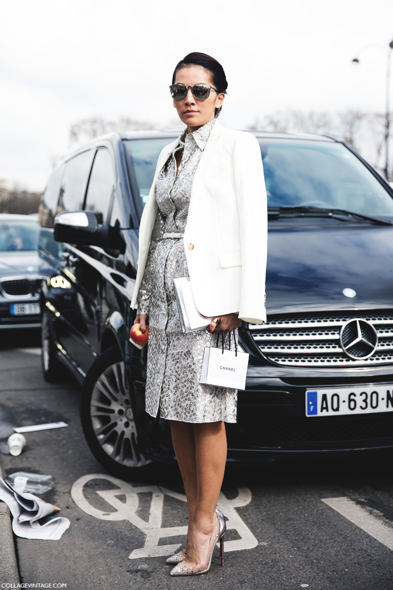 Paris_Fashion_Week_Fall_14-Street_Style-PFW-_Chanel-Silver-White_Blazer-