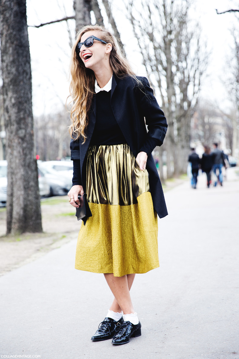 Paris_Fashion_Week_Fall_14-Street_Style-PFW-Golden_Skirt-