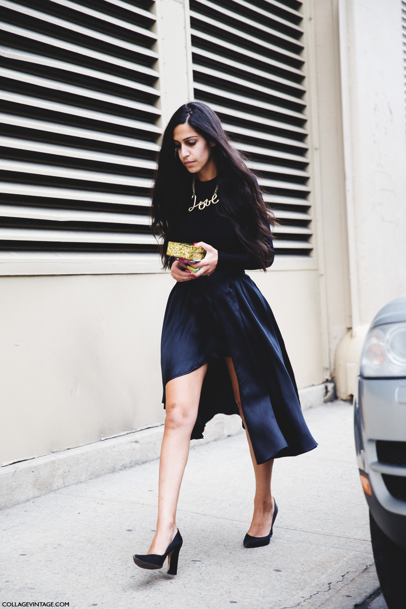 New_York_Fashion_Week_Spring_Summer_15-NYFW-Street_Style-Black_Skirt-Lanvin_Necklace-