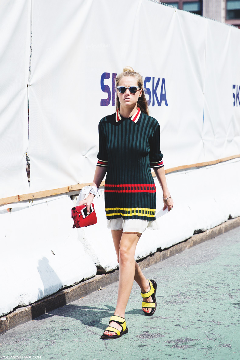 New_York_Fashion_Week_Spring_Summer_15-NYFW-Street_Style-Striped_Dress-1