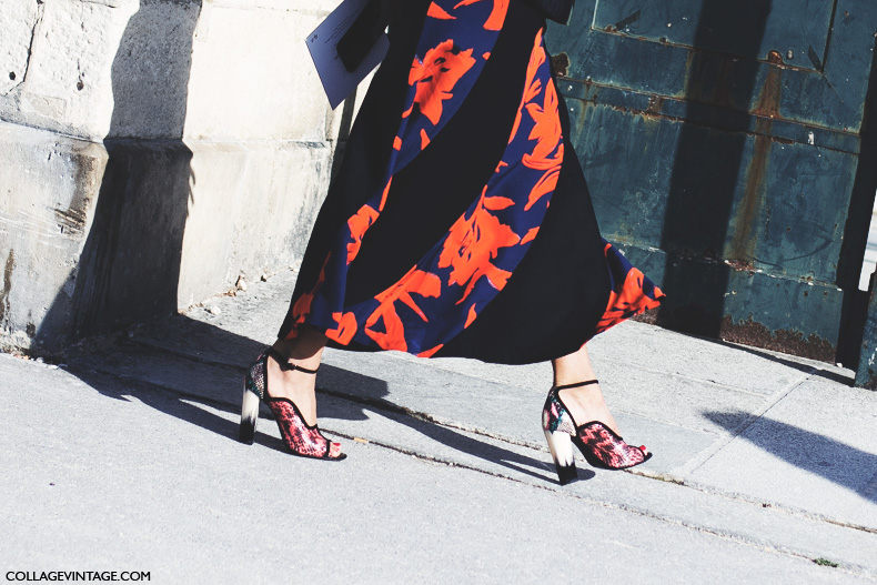 Paris_Fashion_Week_Spring_Summer_15-PFW-Street_Style-Floral_Skirt-Heels-