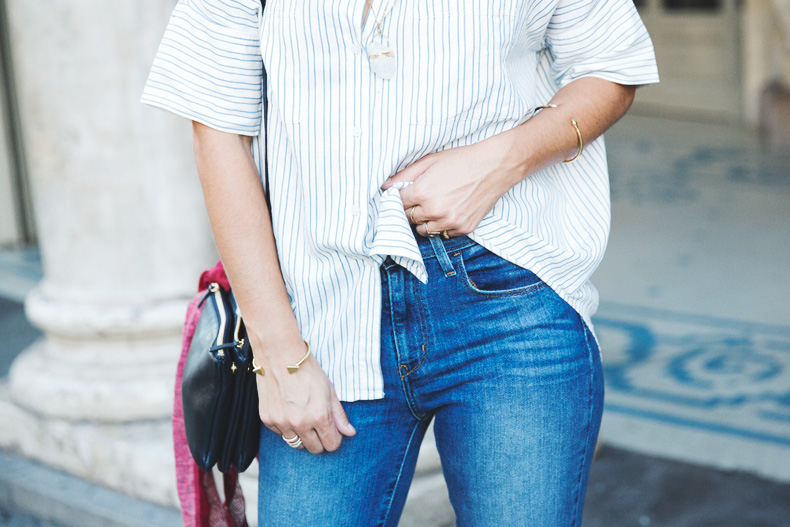 Levis_Jeans-Ripped-Customize-DIY-Striped_Shirt-Madewell-Celine-Street_Style-Outfit-30