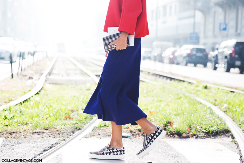 Milan_Fashion_Week_Spring_Summer_15-MFW-Street_Style-Candela_Novembre-Electric_Blue-Slippers-Midi_Skirt-5