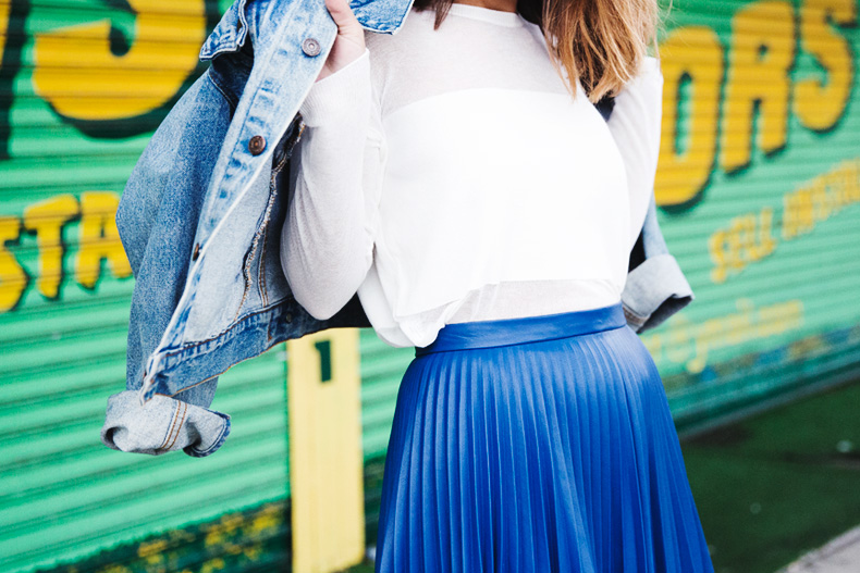 Pleated_Midi_Skirt-Vintage_Denim_Jacket-Electric_Blue-Leather-Outfit-Street_Style-Collage_Vintage-32