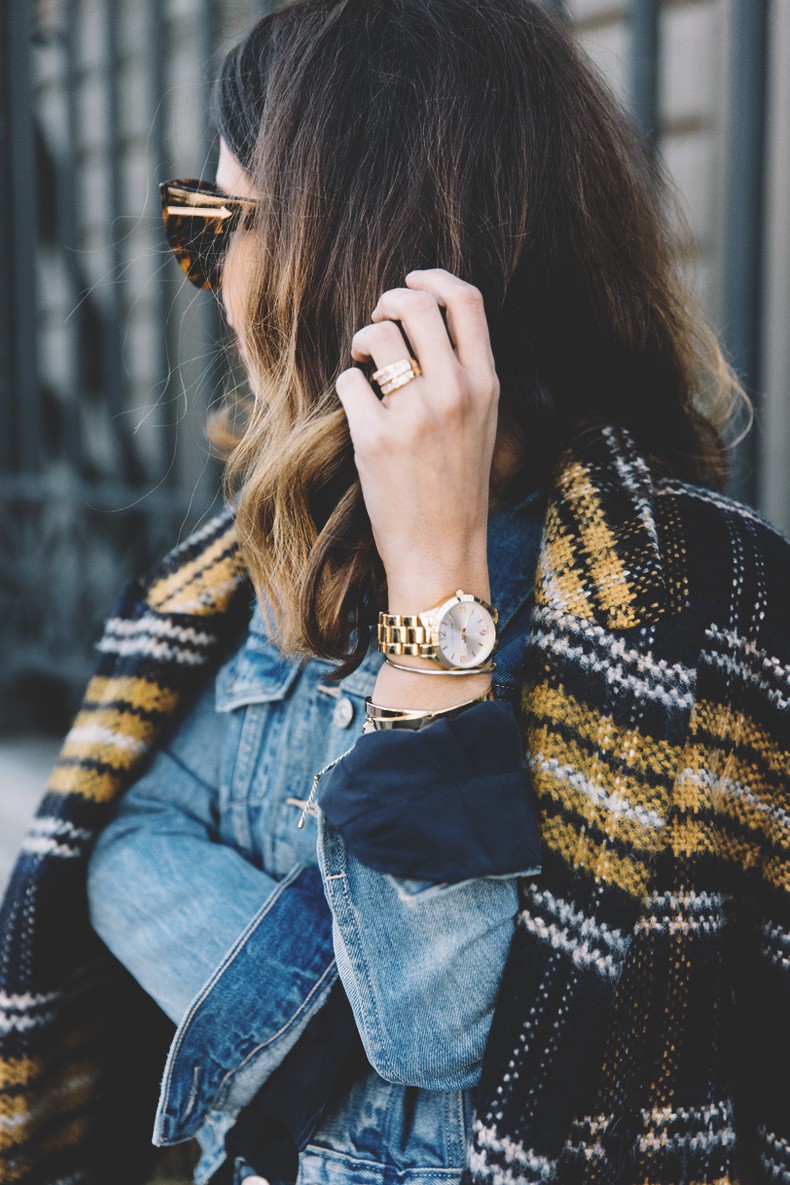 Plaid_Coat-Double_Denim-Luxenter_Jewelry-Outfit-Street_Style-Oxfords-Collage_Vintage-4