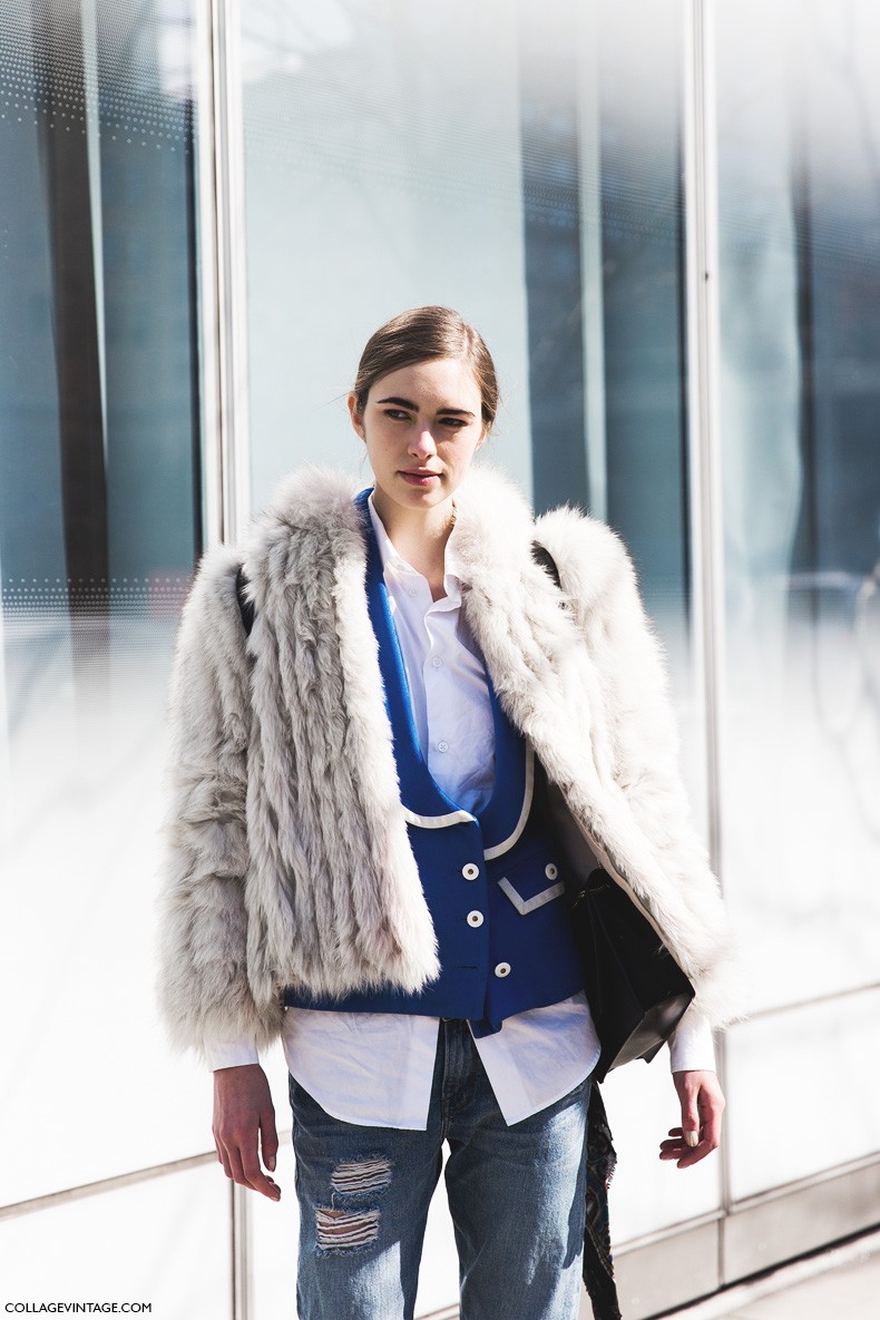 New_York_Fashion_Week-Fall_Winter_2015-Street_Style-NYFW-Fur_Coat-