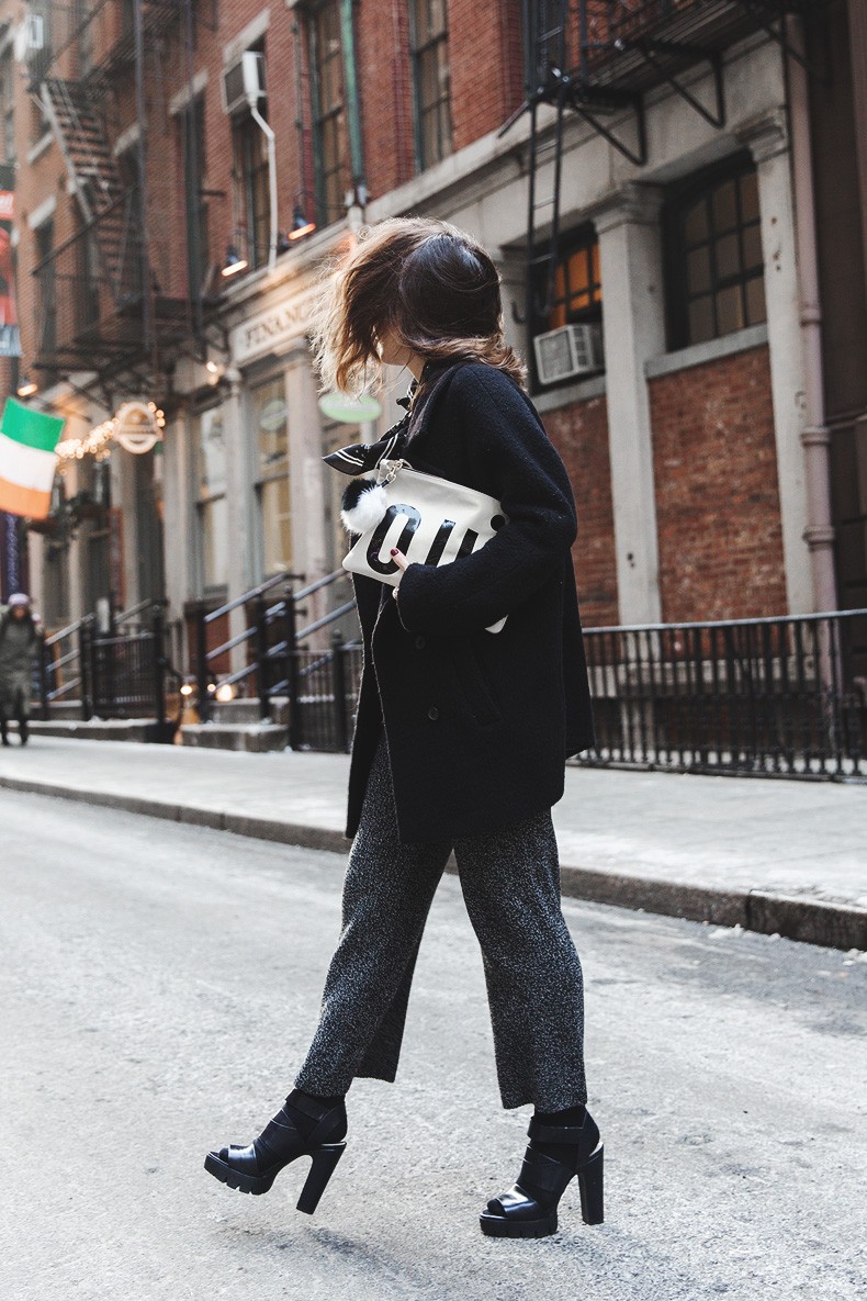 New_york_Fashion_Week-NYFW-Knitted_Trousers-Culottes-Bandana_Scarf-Sita_Murt_Coat-Michael_Kors_Fall_15-Clare_Vivier-Street_Style-Collage_VIntage-1