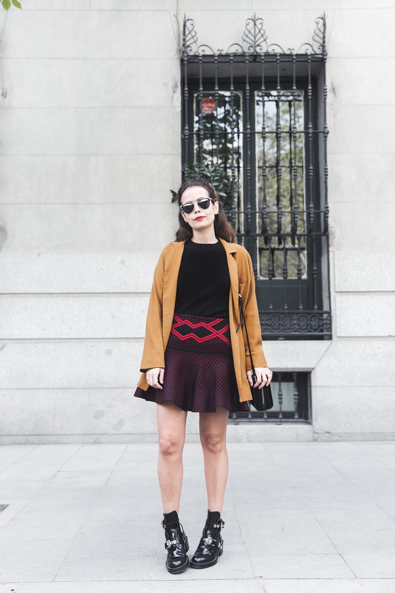 Camel_Jacket-Revolve_Clothing_Skirt-Red_Black_Skirt-Outfit-Street_Style-Balenciaga_Boots-Calvin_Klein_Bag-So_Real_Dior_Sunglasses-18