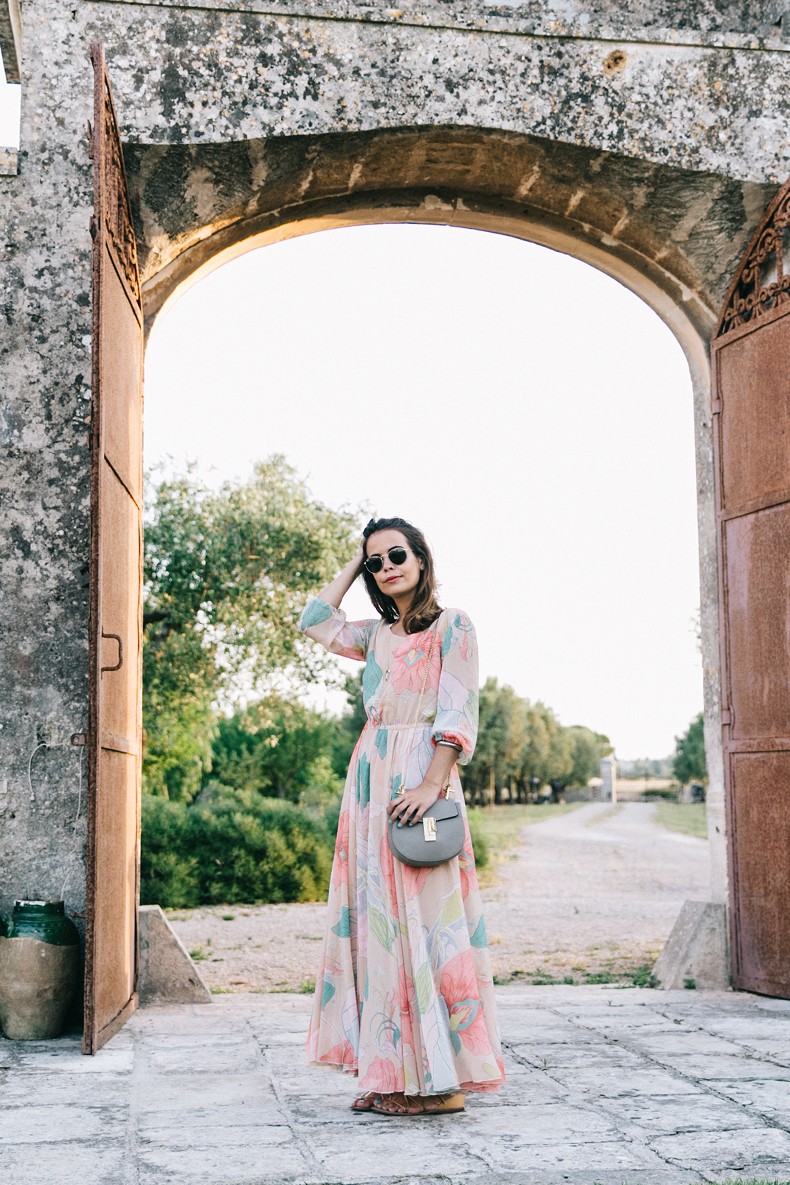 Long_Dress-ChicWish-Floral_Print-Lace_Up_Sandals-Chloe_Girls-Outfit_Street_Style-Naturalis_Bio_Resort-