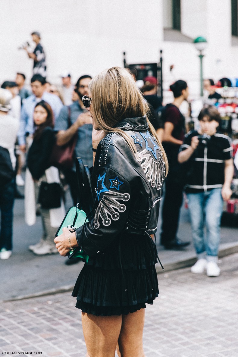 New_York_Fashion_Week-Spring_Summer-2016-Street-Style-Jessica_Minkoff-Diesel_Black_And_Gold-Anna_Dello_Russo-Leather_Jacket-