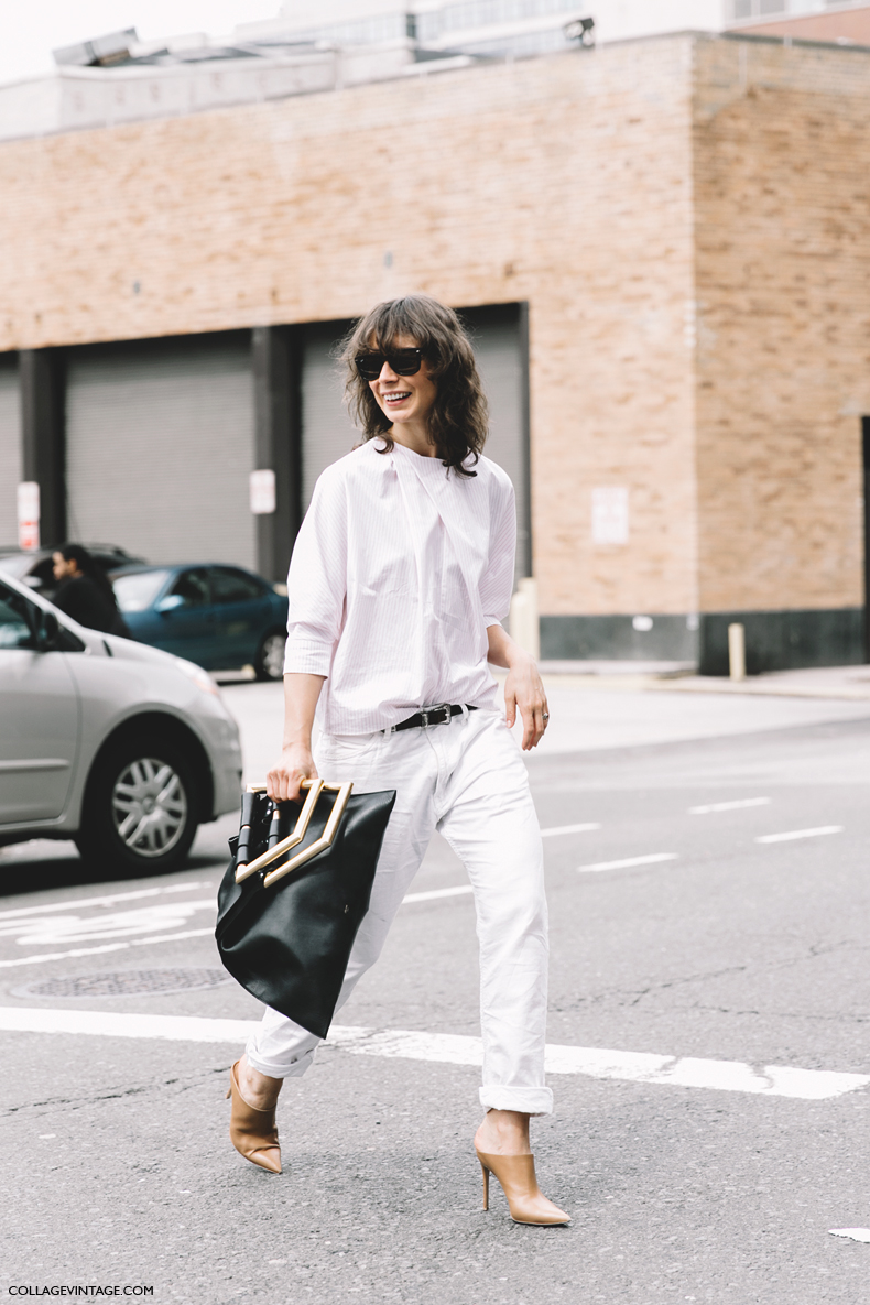 New York Fashion Week Street Style #1 | Collage Vintage