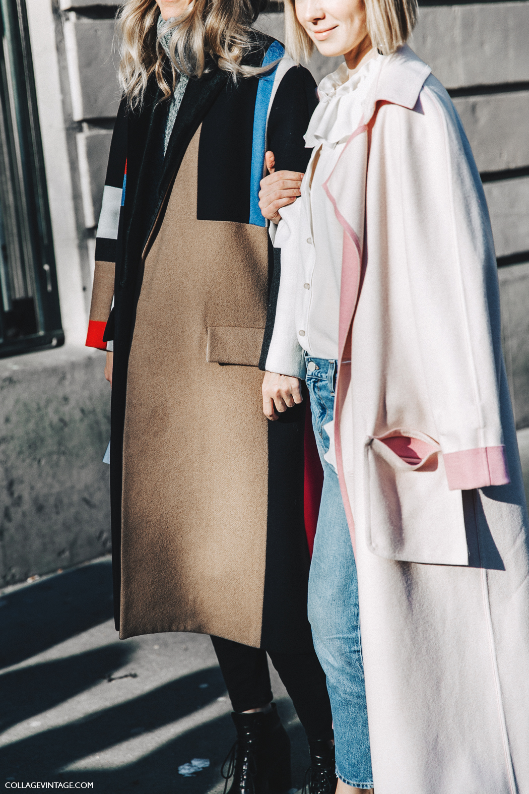 PFW-Paris_Fashion_Week_Fall_2016-Street_Style-Collage_Vintage-Celine_Coat-Pink_Coat-Anya_Ziourova-