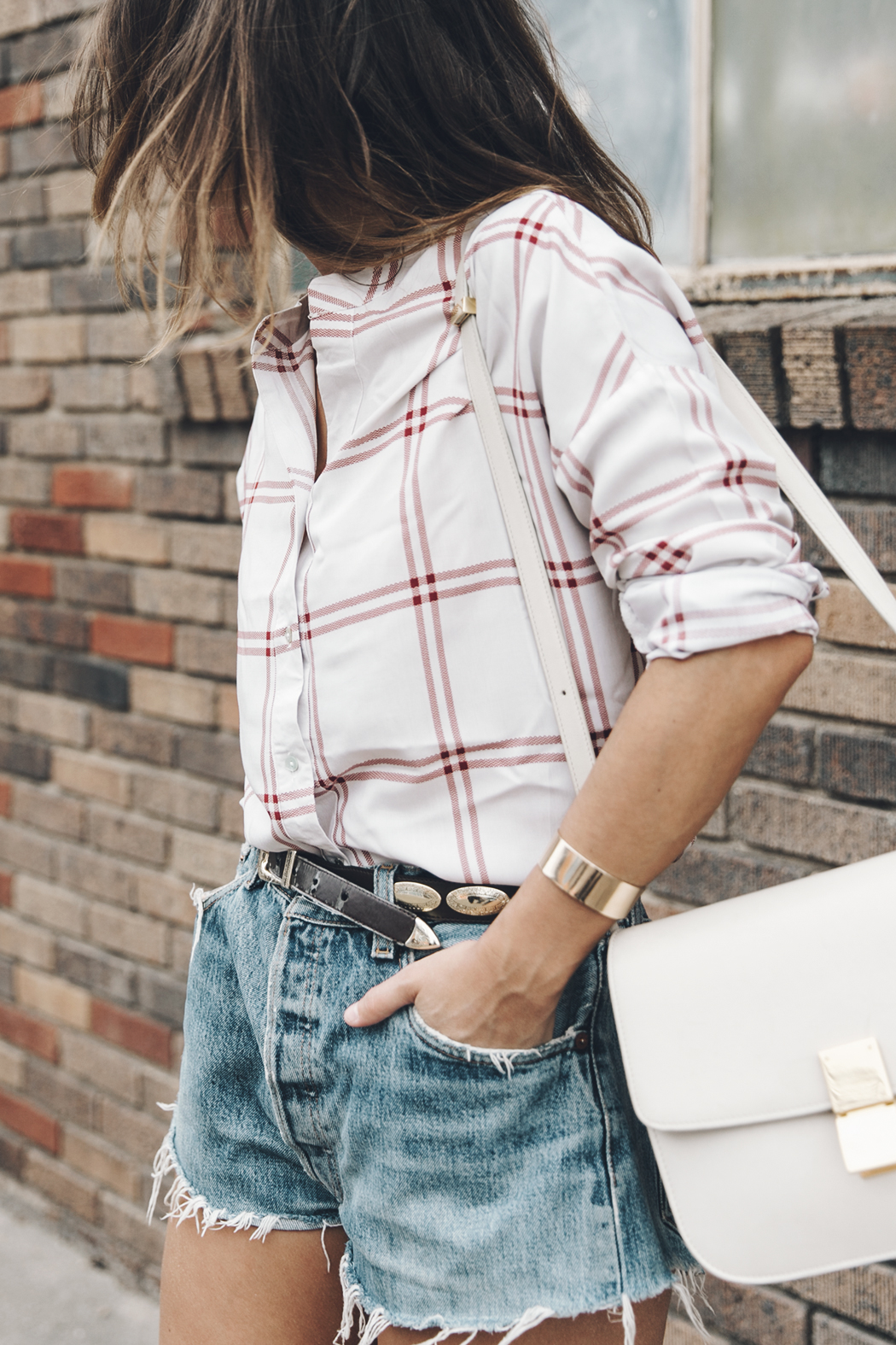 Goodnight_Macaroon-Levis_VIntage-Checked_Blouse-Pink_Shirt-Red_Heels-Marni_Sandals-Dallas-23