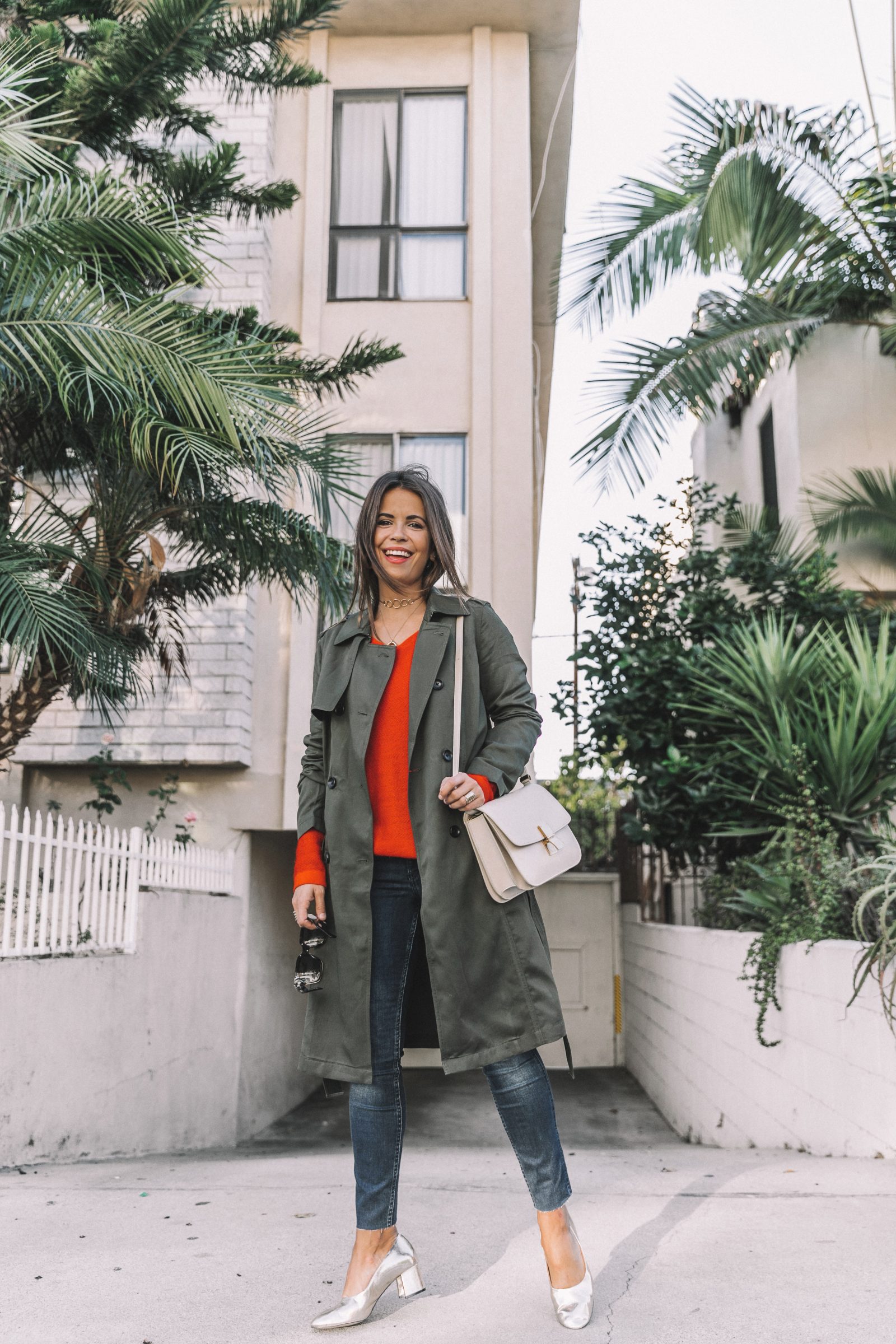 calvin_klein_outfit-ck_sculpted_jeans-denim-trench-orange_sweater-gold_shoes-celine_box_bag-outfit-street_style-los_angeles-collage_vintage-39