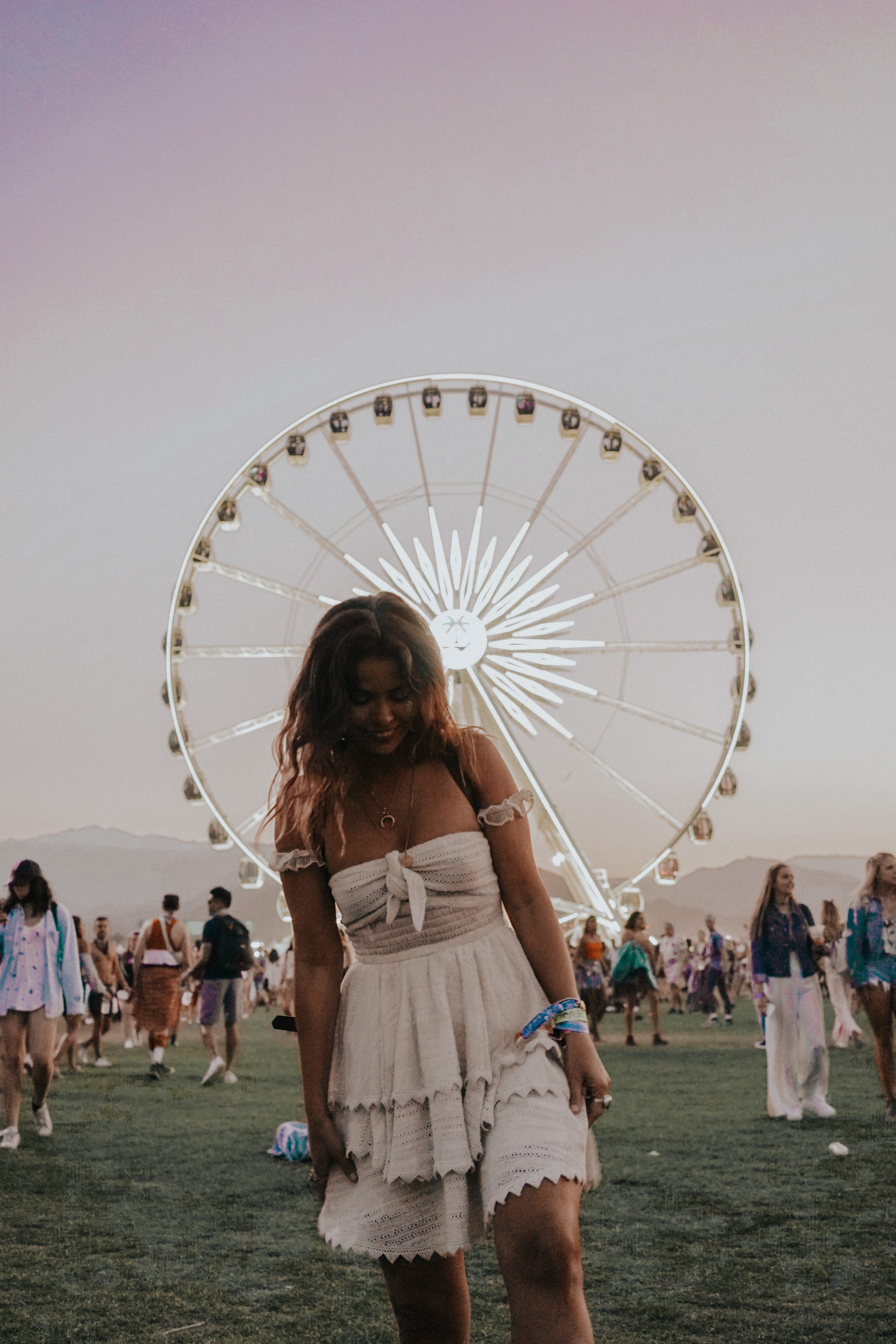 Sara of Collage Vintage at Coachella 2018