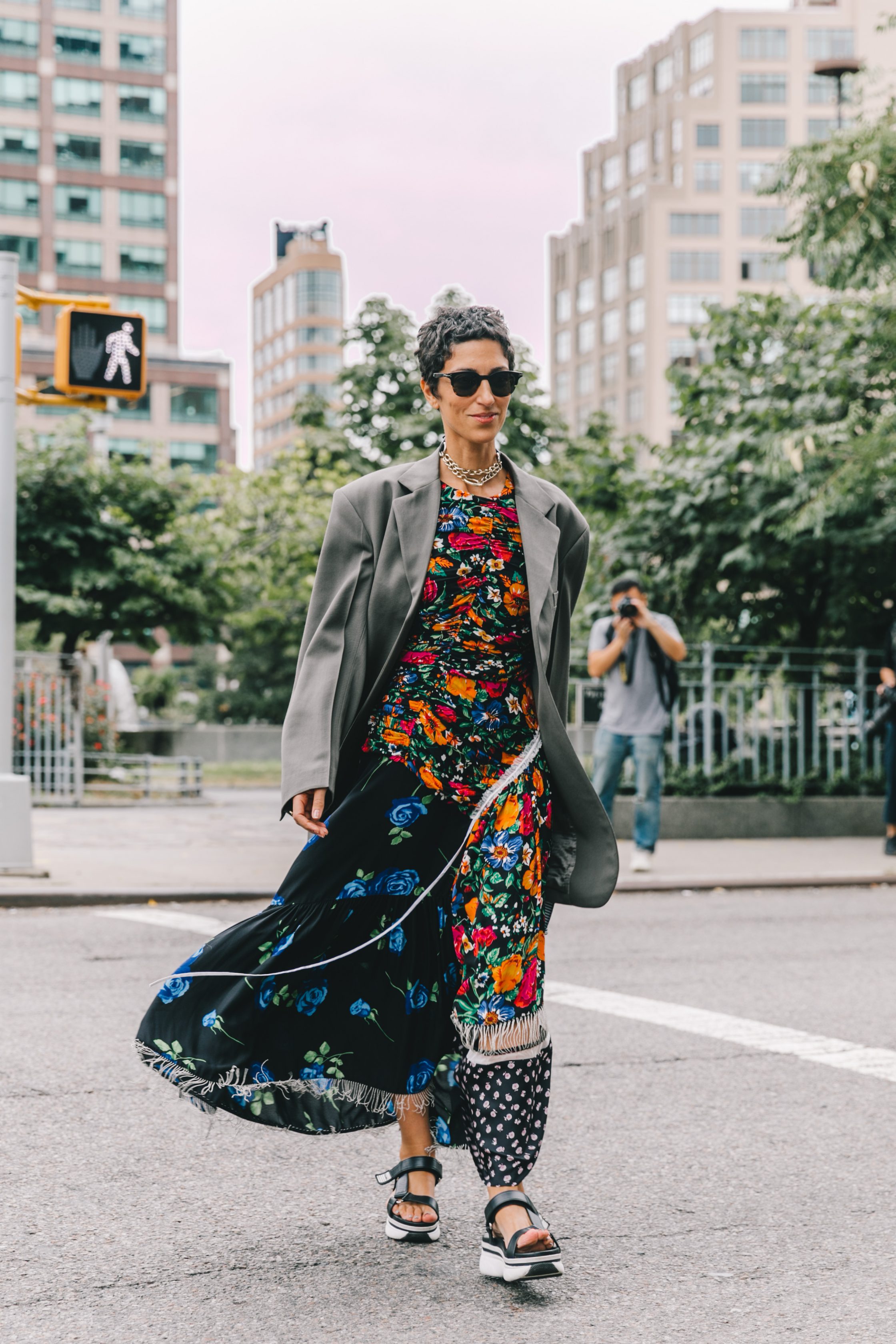 Collage Vintage Street Style from New York Fashion Week